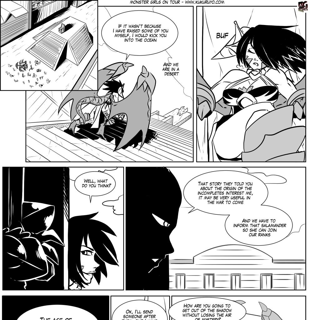 Monster girls on tour - Episode 59, Page 1: Page 059